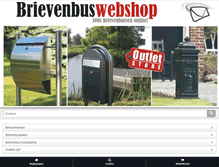 Tablet Screenshot of brievenbuswebshop.nl